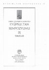 Research paper thumbnail of “Osmanlı’da Sandukalara Örtü Örtme Geleneği ve Eyüp Sultan Haziresi’ndeki Taş Lahit”