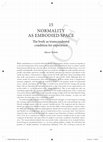 Research paper thumbnail of Normality as Embodied Space. The body as transcendental condition for experience, in: H. Jacobs (Ed.): The Husserlian Mind. The Routledge Philosophical Mind Series. London: Routledge 2021.