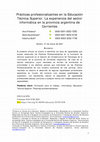 Research paper thumbnail of Prácticas profesionalizantes en la Educación Técnica Superior. La experiencia del sector informática en la provincia argentina de Corrientes