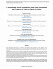 Research paper thumbnail of Convolutional Neural Networks for Solid Waste Segregation and Prospects of Waste-to-Energy in Ghana