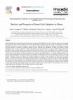 Research paper thumbnail of ScienceDirect ScienceDirect Barriers and Prospects of Smart Grid Adoption in Ghana ScienceDirect Barriers and Prospects of Smart Grid Adoption in Ghana