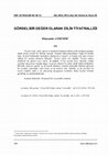 Research paper thumbnail of Görsel Bir Değer Olarak Dilin Tiyatralliği