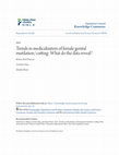 Research paper thumbnail of Trends in medicalisation of female genital mutilation/cutting: What do the data reveal?