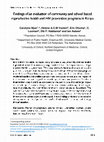 Research paper thumbnail of Findings of an evaluation of community and school-based reproductive health and HIV prevention programs in Kenya