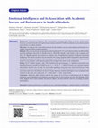 Research paper thumbnail of Emotional Intelligence and its Association with Academic Success and Performance in Medical Students