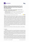 Research paper thumbnail of Isolation of Strong Antioxidants from Paeonia Officinalis Roots and Leaves and Evaluation of Their Bioactivities