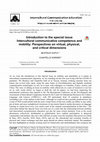 Research paper thumbnail of Introduction to the special issue Intercultural communicative competence and mobility: Perspectives on virtual, physical, and critical dimensions