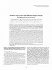 Research paper thumbnail of Oxidative state of ewes with different number of parity during gestation and lactation