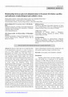 Research paper thumbnail of Relationship between glycerol administration to livestock 24 h before sacrifice and indicators of physiological and oxidative stress