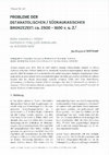 Research paper thumbnail of PROBLEME DER OSTANATOLISCHEN / SÜDKAUKASISCHEN BRONZEZEIT: ca. 2500 - 1600 v. u. Z.1