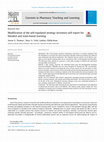 Research paper thumbnail of Modification of the self-regulated strategy inventory-self report for blended and team-based learning