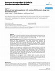 Research paper thumbnail of Effects of oral anticoagulation with various INR levels in deep vein thrombosis cases