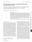 Research paper thumbnail of Temporal changes in seismic wave propagation towards the end of the 2002 Mt Etna eruption