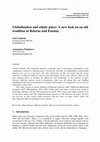 Research paper thumbnail of Globalisation and ethnic jokes: A new look on an old tradition in Belarus and Estonia