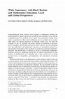 Research paper thumbnail of White Supremacy, Anti-Black Racism, and Mathematics Education: Local and Global Perspectives