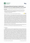 Research paper thumbnail of Technology-Enhanced Learning in Audiovisual Education: The Case of Radio Journalism Course Design