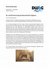 Research paper thumbnail of 28.04.2021 Be- und Entwässerung im pharaonischen Ägypten, "WaterWednesday", 19:00 Uhr, Deutsche Wasserhistorische Gesellschaft