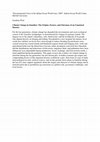 Research paper thumbnail of Walz, J. & Sharkey, R. Climate change on Zanzibar (Unguja) Island: the origins, factors, and outcomes of an unnatural disaster. Conference - Environmental Crises in the Indian Ocean World since 1800. Indian Ocean World Centre, McGill University.