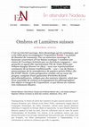 Research paper thumbnail of Ombres et Lumières suisses ( recension de Une Suisse exotique ? Regarder l’ailleurs en Suisse au siècle des Lumières par Thierry Bonnot)