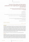 Research paper thumbnail of Survey of the wheat and derivatives production chain regarding the 2030 Agenda and the SDG