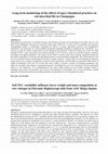 Research paper thumbnail of Soil NO 3 - variability influence berry weight and must composition at two vintages in Fluventic Haploxerept soils from AOC Rioja (Spain)