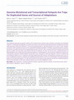 Research paper thumbnail of Genome Mutational and Transcriptional Hotspots Are Traps for Duplicated Genes and Sources of Adaptations