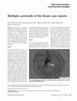 Research paper thumbnail of Multiple carcinoids of the ileum: case reports