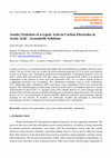 Research paper thumbnail of Anodic Oxidation of α-Lipoic Acid on Carbon Electrodes in Acetic Acid – Acetonitrile Solutions