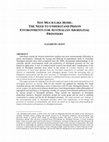 Research paper thumbnail of Not Much Like Home: The Need to Understand Prison Environments for Australian Aboriginal Prisoners