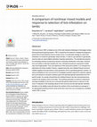 Research paper thumbnail of A comparison of nonlinear mixed models and response to selection of tick-infestation on lambs