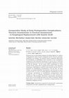 Research paper thumbnail of Comparative Study of Early Postoperative Complications: Thoracic Anastomosis vs Cervical Anastomosis - in Esophageal Replacement with Gastric Graft