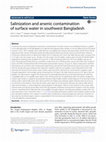 Research paper thumbnail of Salinization and arsenic contamination of surface water in southwest Bangladesh