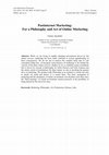 Research paper thumbnail of Postinternet Marketing: For a Philosophy and Art of Online Marketing