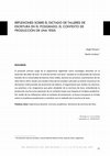 Research paper thumbnail of Reflexiones sobre el dictado de talleres de escritura en el posgrado. El contexto de producción de una tesis