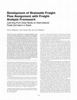 Research paper thumbnail of Financial Model to Assess Value Capture Potential of a Roadway Project