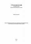 Research paper thumbnail of Ações de Reintegração de Posse contra o Movimento dos Trabalhadores Sem Teto: dicotomia entre Propriedade e Direito à Moradia