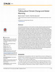 Research paper thumbnail of Talking about Climate Change and Global Warming