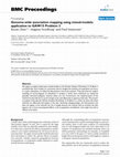 Research paper thumbnail of Genome-wide association mapping using mixed-models: application to GAW15 Problem 3