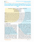 Research paper thumbnail of Perceived Risks and Consumer Buying Behavior on Street Food around Negros Oriental State University, Dumaguete 
City