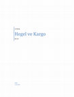 Research paper thumbnail of Kargo ve hegel