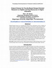 Research paper thumbnail of Output-Classes for Faculty-Based Design-Oriented Research on Digital Learning Resources in Higher Education