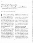 Research paper thumbnail of A Petrographic Approach to Sand-Tempered Pottery Provenance Studies: Examples from Two Hohokam Local Systems