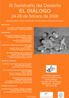 Research paper thumbnail of (2006) "El Diálogo" -- III Seminario del Desierto de Las Palmas (24-26 de febrero de 2006)