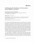 Research paper thumbnail of Challenging the Boudaries of Convention: Sirius Quartet in Concert