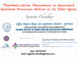 Research paper thumbnail of Thermalization Phenomena in Quenched Quantum Brownian Motion in De Sitter Space