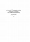 Research paper thumbnail of Aristoteles’ Theorie der Natur betrachtet unter den Bedingungen unserer heutigen hermeneutischen Situation