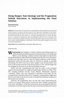 Research paper thumbnail of “Dying Hungry: Nazi Ideology and the Pragmatism behind Starvation in Implementing the Final Solution.” East/West: Journal of Ukrainian Studies 8, 1 (2021): 33-42