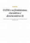 Research paper thumbnail of O 15M e os feminismos: encontros e desencontros