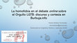 Research paper thumbnail of La homofobia en el debate 'online' sobre el Orgullo LGTB: discurso y cortesía en Burbuja.info