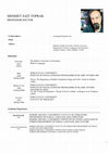 Research paper thumbnail of Curriculum Vitae of Mehmet Sait Toprak